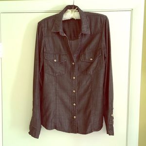 Cloth and Stone black light denim shirt.